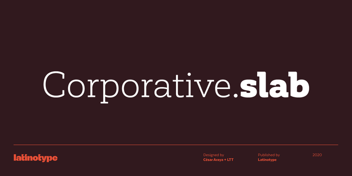 Corporative by latinotype example